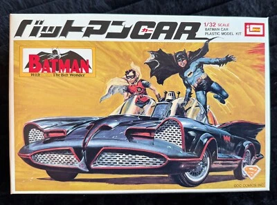 IMAI Batman's BATMOBILE Model Kit 1/32 scale with SEALED parts bags NEW in Box - Image 1 of 4