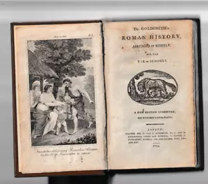DR GOLDSMITH - ROMAN HISTORY : ABRIDGED FOR SCHOOL USE 1799 rare ! - Picture 1 of 2