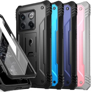 For OnePlus 10T Case | Poetic [with Kickstand] Shockproof Cover Black - Picture 1 of 27