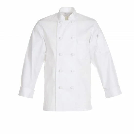 Abrigo de chef Chef Works Burdeos para hombre (PKWC) talla M Foto 1 de 1
