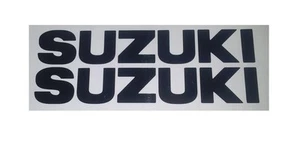 Suzuki Fairing sticker / decal pair. size 300mm x 46mm black - Imagen 1 de 4