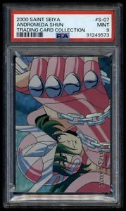 Saint Seiya Japanese Amada 2000 S-07 Andromeda Shun Card Foil PSA 9 91249573 - Picture 1 of 2