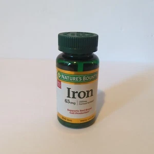 NATURES BOUNTY ZINC 65mg 100 ct Tablets Supports SYSTEM FUNCTION Immune Health - Picture 1 of 2