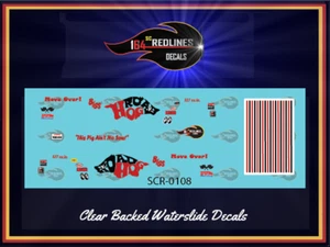 1/64 '55 Chevy ROAD HOG Gasser' CUSTOM Decal SCR-0108 - Foto 1 di 3