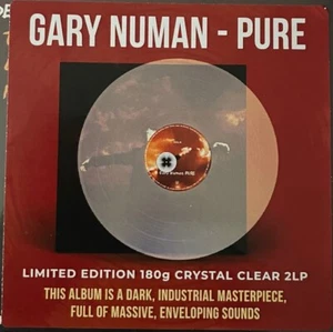 Gary Numan - Pure 2 x LP - Limited Colored Vinyl Album - SEALED NEW Record - Picture 1 of 2