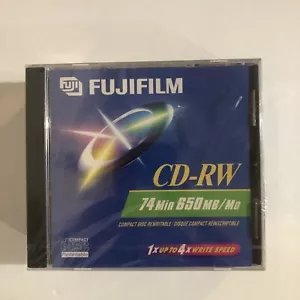 FUJIFILM CD-RW 4 PACK 74 MINS/650MB COMPACT DISC - Picture 1 of 7