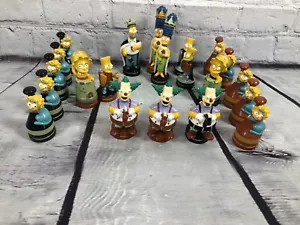 vg 90'The Simpsons 3d chess game mixed lot of 21 piececes - Picture 1 of 5