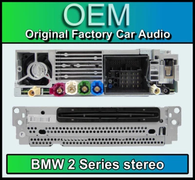 BMW 2 Series Sat Nav stereo, F22 F23 CD player, satellite navigation, DAB radio - Image 1 of 4