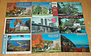 NEW YORK Postcards Lot of 9 Northeastern Vintage Cards USA Clean - Picture 1 of 5