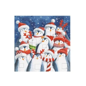 Penguin Imposter Square Advent Card 153 x 153 mm - Picture 1 of 1