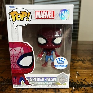 Funko POP! Disney Marvel 100 SPIDER-MAN (Facet) #1246 Funko Shop Exclusive! - Picture 1 of 8