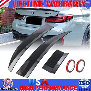 Black Adjustable Rear Trunk Spoiler Lip Roof Tail Wing Lip For Car,Universal US - Picture 1 of 13