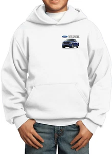 Kids Ford F-150 Truck Hoodie Pocket Print - Picture 1 of 9