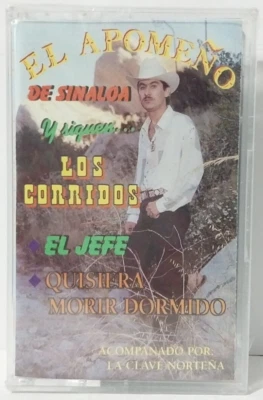 El Apomeno de Sinaloa Los Corridos El Jefe (Cassette 095072900440) *NEW* - Image 1 of 3