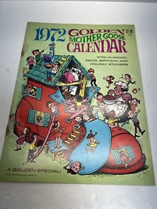 Golden Mother Goose 1982 Calendar - Picture 1 of 9