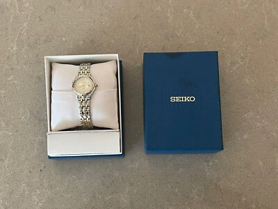 Reloj para mujer Seiko SXDC36 Le Grand Sport esfera plateada acero inoxidable ¡Precio de venta sugerido por el fabricante $315! Foto 1 de 4