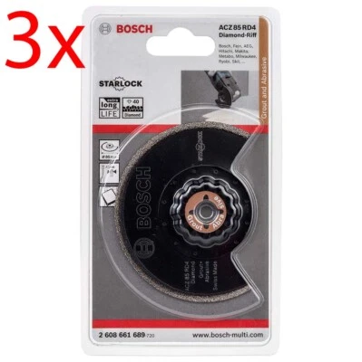 3 units of genuine Bosch (ACZ 85 RD4 (Abbrasive Diamond)) STARLOCK - Bild 1 von 4