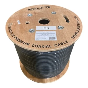 JEFA Tech Low Loss 400FR Coax 500ft Reel Spool Compare to LMR-400FR LMR-400 - Picture 1 of 7