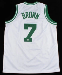 Dee Brown Signed Celtics Jersey (PSA COA) Boston's 1990 1st Round Pk Point Guard - Picture 1 of 5