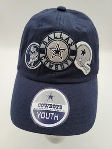 Hat Dallas Cowboys Youth NFL DCM Blue Cap New Strapback - Picture 1 of 8