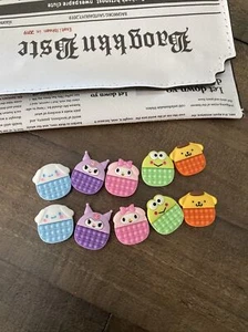Cute Kawaii Sanrio 10 piece resin charms - Picture 1 of 1