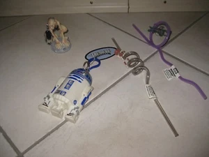 Star Wars 4 piezas Juego de regalo episodio I. llavero Golum R2D2 pajitas - Imagen 1 de 4