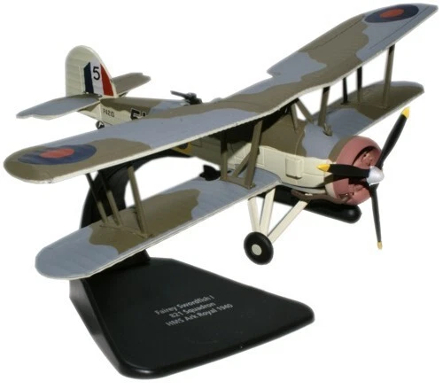 AC025 Fairey Swordfish Mk.I No.821 Sqn. ,RAF,HMS, Ark Royal,1940 172 Scale DIEC - Image 1 of 1