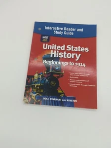 UNITED STATES HISTORY: BEGINNINGS TO 1914, INTRACTIVE By Rheinhart And Winston - Picture 1 of 2