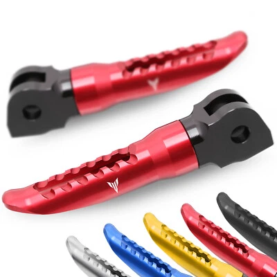 Clavijas delanteras rojas para Yamaha MT-03 06 07 08 09 10 11 12 P03 Rider Foto 1 de 4