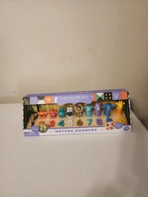NEW FAO Swartz Nature Number country Puzzle Learning to Count and match Colors - Image 1 of 4