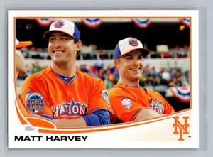 Maglia 2013 Topps Baseball Matt Harvey variante foto All Star SP #US1 - Foto 1 di 2