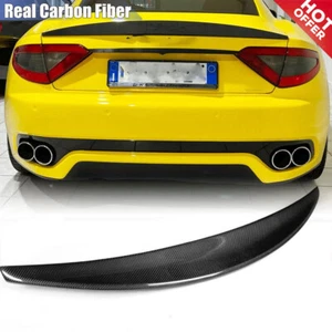 Alerón labial trasero de fibra de carbono ala para Maserati GranTurismo cupé 2008-11 - Imagen 1 de 12