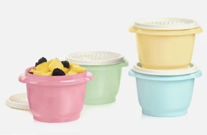 Nuevo Tupperware Servalier Cuencos Contenedores de Almacenamiento con Juego de Sellos 20 OZ Pasteles Nuevo - Imagen 1 de 5