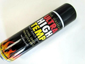 BARBEQUE, CHIMINEA, AND STOVE HIGH TEMPERATURE BLACK SPRAY PAINT 250ML - Picture 1 of 3