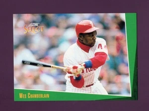 1992 Score Select Wes Chamberlain #217 Philadelphia Phillies - Picture 1 of 2