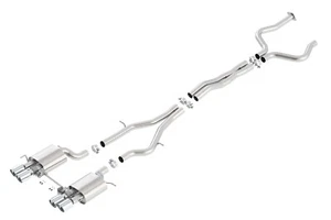 Borla 140692 S-Type Catback Exhaust System for 16-19 Cadillac ATS-V 3.6L - Picture 1 of 5