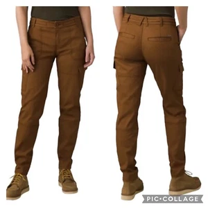 Prana Elle Cargo Pants Sepia Brown Size 8 - Picture 1 of 6