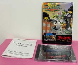 Iron Soldier 2 - CARD BOX VERSION - Atari Jaguar CD - Boxed with Manual - CIB - Picture 1 of 17