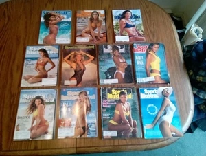 Vintage Lot of 11 Old Sports Illustrated Magazines Swimsuit Issues 1979 to 2019 - Picture 1 of 13