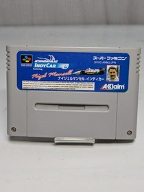Working Condition Nintendo Super Famicom SFC Nigel Mansell IndyCar Used Free