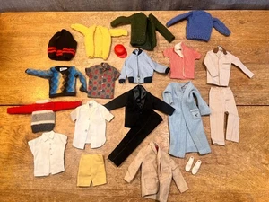 Vintage Ken Clothes Lot Sweaters, Shirts etc... Barbie - Picture 1 of 6