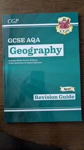 CGP GCSE AQA Geography Revision Guide - VGC - Picture 1 of 4