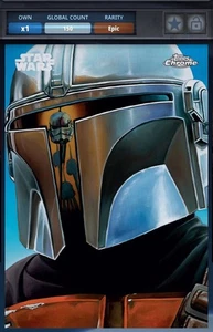 Star Wars Card Trader - 2024 Epic Hyperspace Reflections Mandalorian - Picture 1 of 2