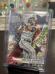 2024 Topps Chrome Cosmic Baseball Colton Cowser Rookie Short Print #SF-37 - Picture 1 of 2