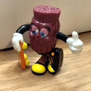 California Raisins Skateboarder PVC Figura Flat-Top 1987 Applausi Hardees - Foto 1 di 3