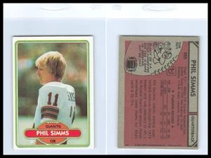 1980 Topps Football #225 RC Phil Simms NY Giants EX EXMT 557 - Bild 1 von 1