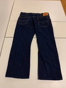 Levis Jeans 38x30 517 Bootcut Dark Indigo Wash Western Cowboy Rodeo Retro Skater - Picture 1 of 9