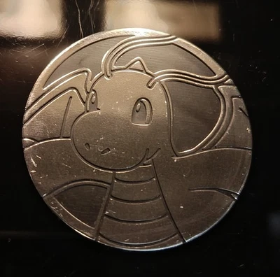 ⭐ XL Pokemon Karten Münze Holo Spielmünze Stellarkrone: Dragoran Sammelmünze neu - Bild 1 von 3