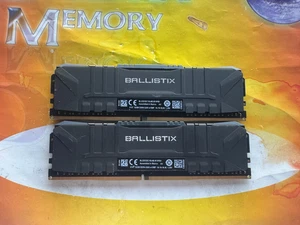 Crucial PC4-25600 64GB 2x32GB DDR4 3200 DESKTOP GAMING RAM BL32G32C16U4B.M16FB1 - Picture 1 of 3