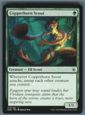 Magic the Gathering MTG Conspiracy: Take the Crown Copperhorn Scout #179 - Image 1 of 2